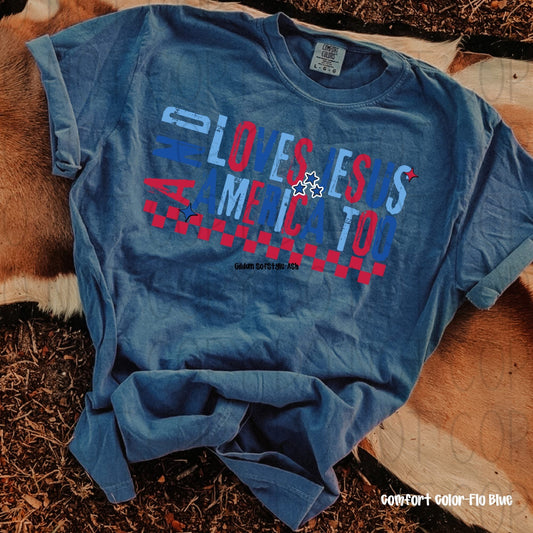 Loves Jesus And America To