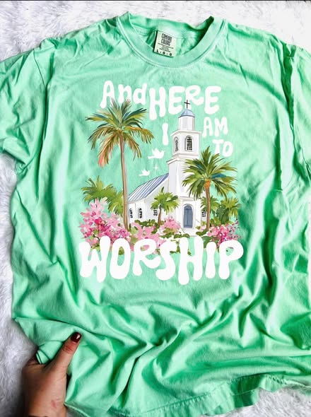 And here I am to worship