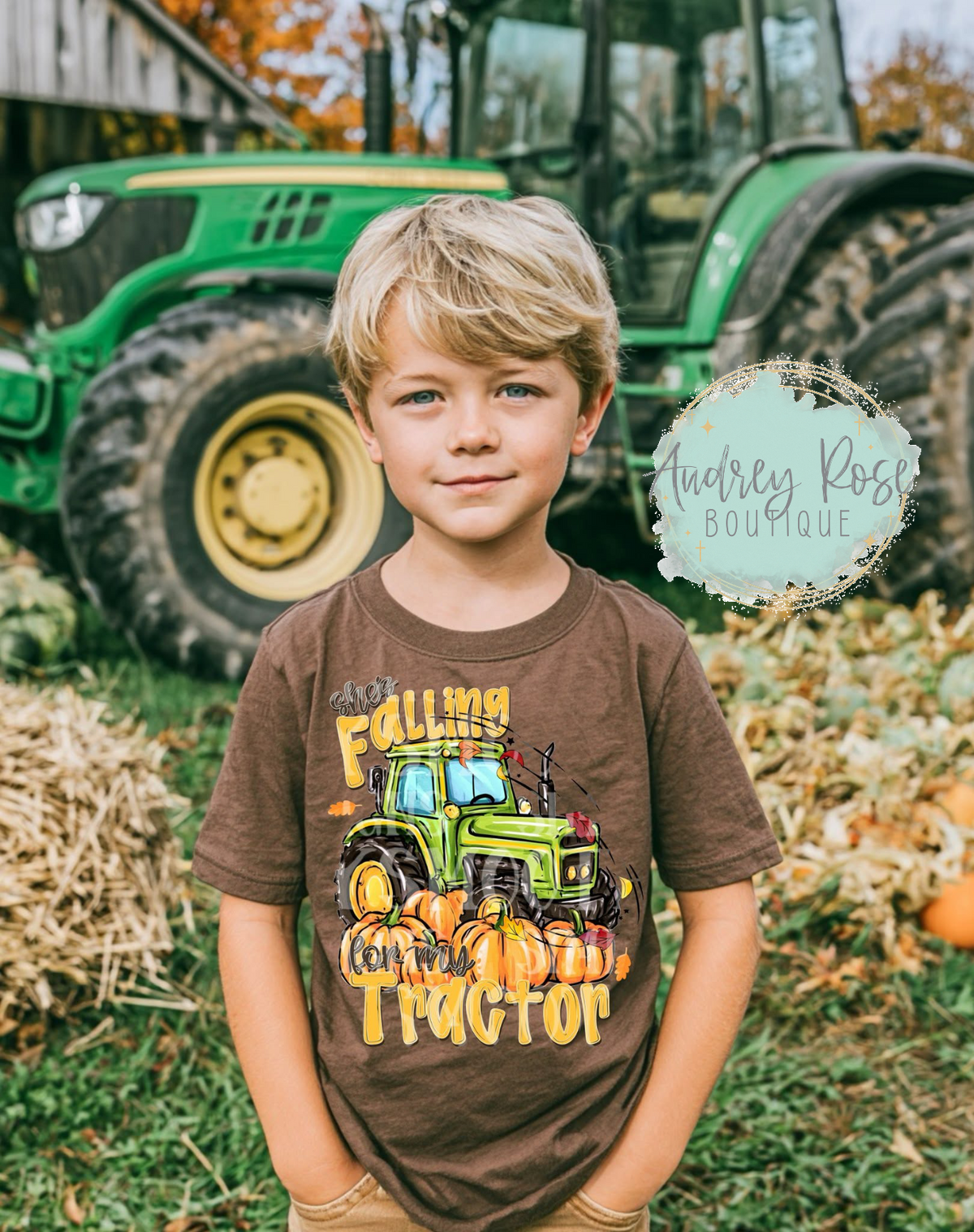 Falling for my tractor