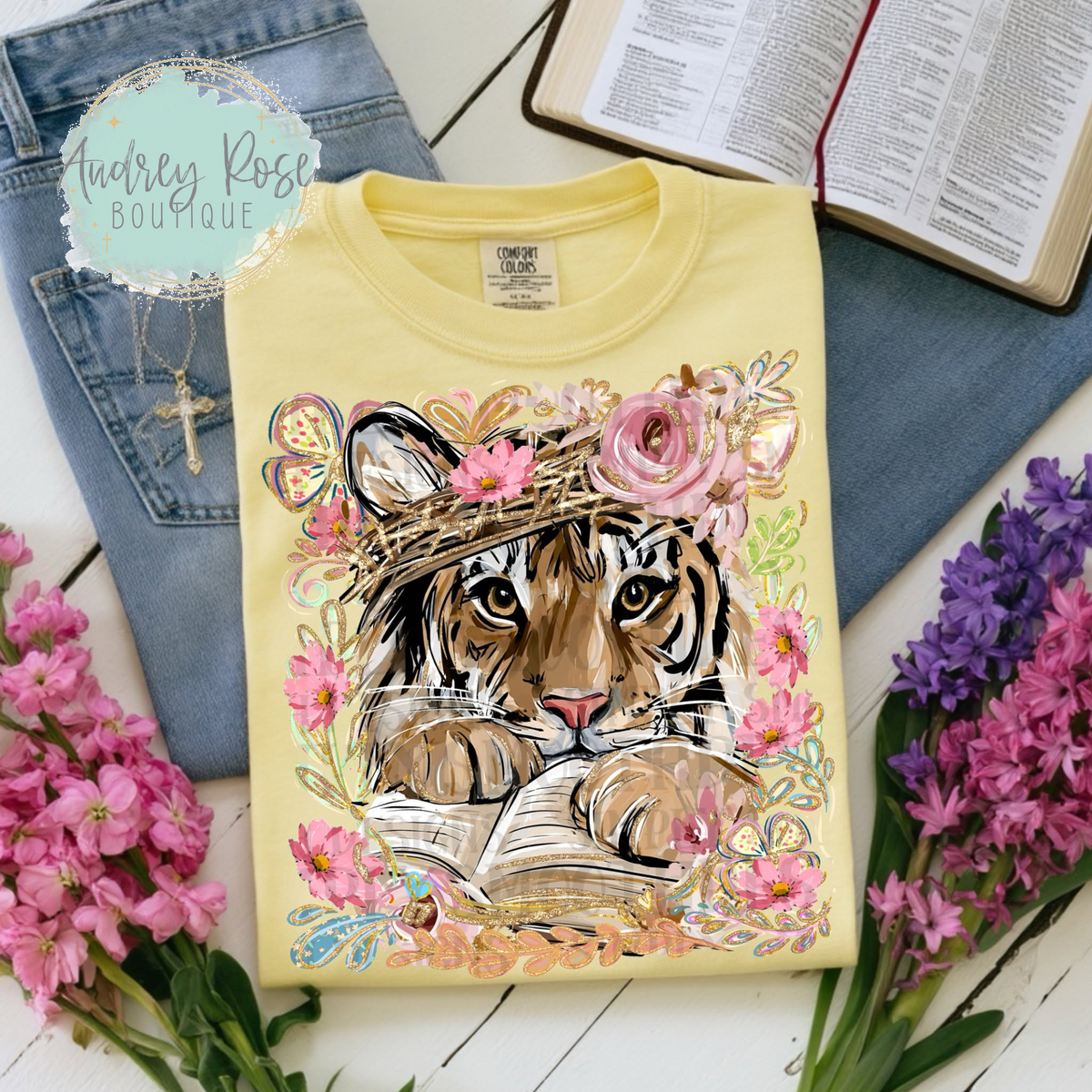 Tiger Bible Floral