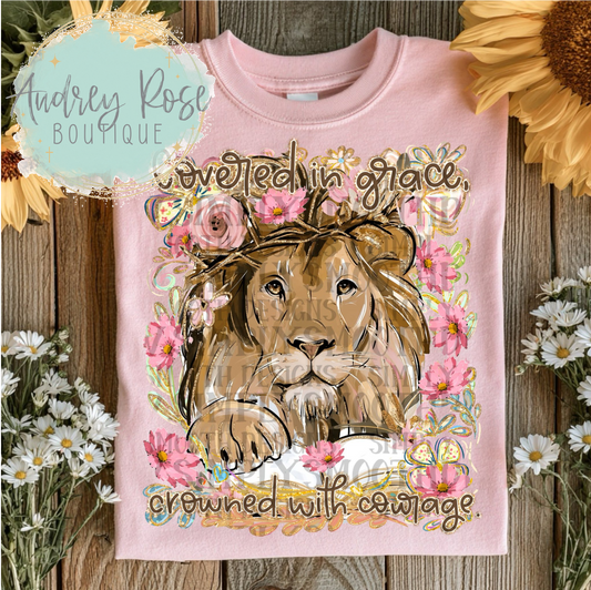 Covered In Grace Lion Floral