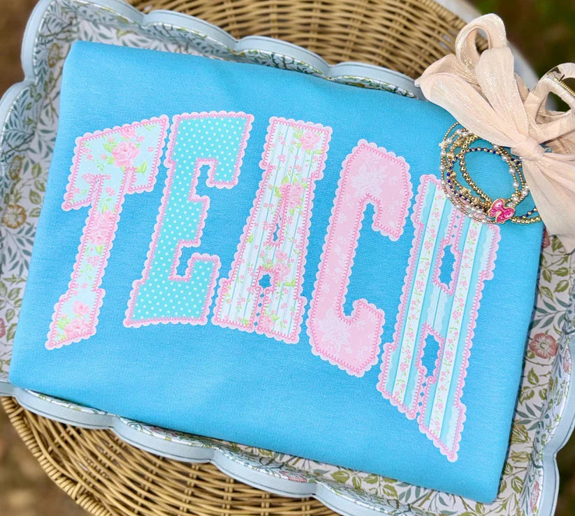 Preppy Floral Teach